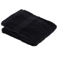Asciugamano da bagno cotone (30 x 50 cm) Timeless Nero