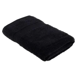 Asciugamano da bagno cotone (70 x 130 cm) Timeless Nero