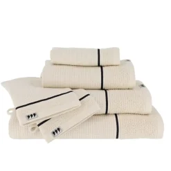 Asciugamano da bagno nido d'ape (90 x 150 cm) Japandi Beige