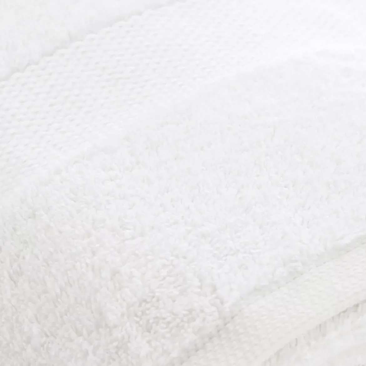 Asciugamano in cotone (90 x 150 cm) Timeless Bianco