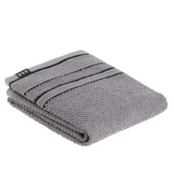 Asciugamano (50 x 90 cm) Black Line Grigio / nero