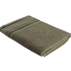 Asciugamano (70 x 130 cm) Black Line Verde cachi / nero