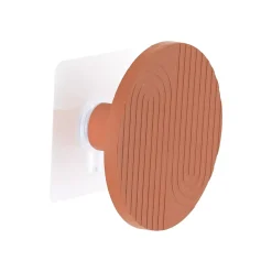 Attaccapanni adesivo in bambù (8 cm) Boho-chic Terracotta