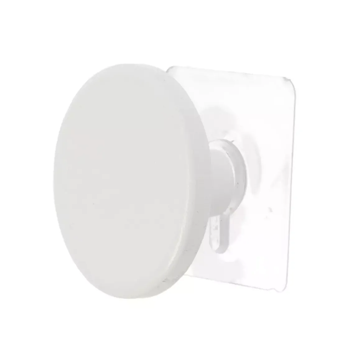 Attaccapanni da parete adesivo (D6,5 cm) Easy Chic Bianco