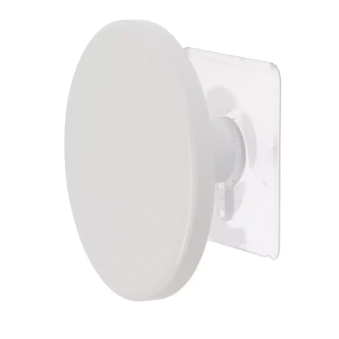 Attaccapanni da parete adesivo (D8,5 cm) Easy Chic Bianco