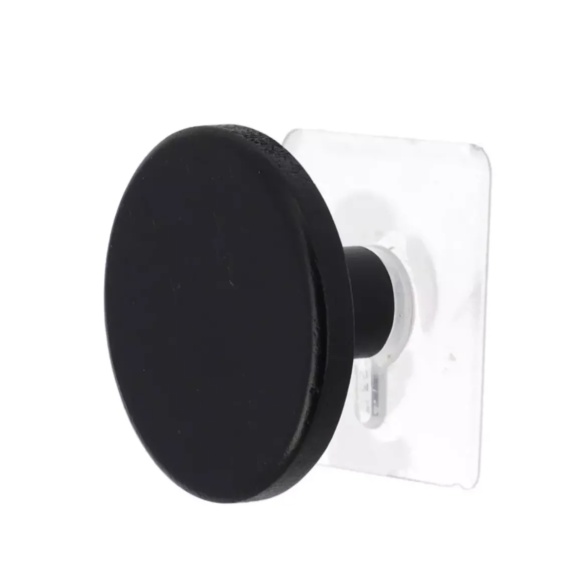Attaccapanni da parete adesivo (D6,5 cm) Easy Chic Nero