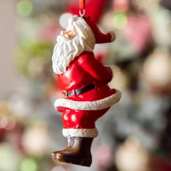 Babbo Natale da appendere (H10 cm) Natale Rosso e bianco