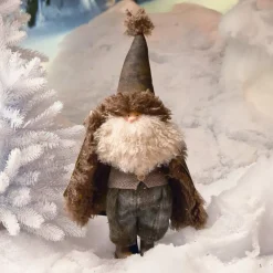Babbo Natale decorativo tradizionale (H45 cm) Georges barba bianca