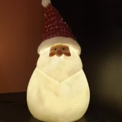 Babbo Natale luminoso a pile Ennry Bianco caldo 4 LED