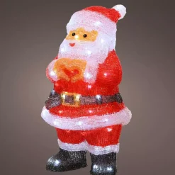 Babbo Natale luminoso Billy Bianco freddo 60 LED