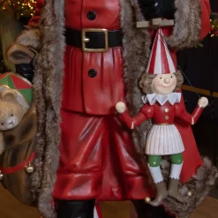 Babbo Natale tradizionale Gigante (H166 cm) Klaus e i regali