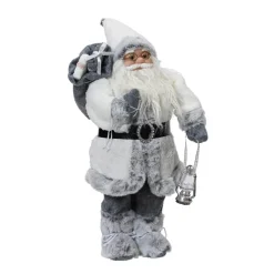 Babbo Natale tradizionale (H45 cm) Emile Neve d'inverno