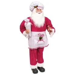 Babbo Natale tradizionale (H120 cm) Gautier il cuoco