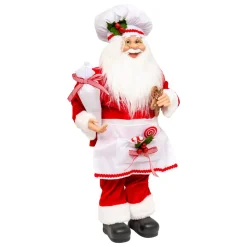 Babbo Natale tradizionale (H60 cm) Gautier il cuoco