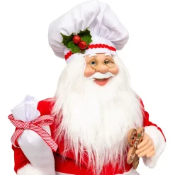 Babbo Natale tradizionale (H60 cm) Gautier il cuoco