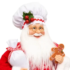 Babbo Natale tradizionale (H45 cm) Gautier il cuoco