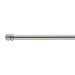 Bacchetta tenda estensibile rotonda (L60 - 80 cm /D7 mm) Pietro Argento