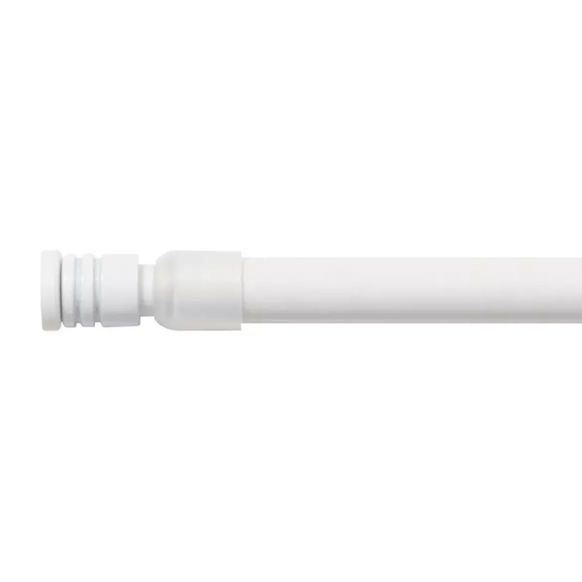 Bacchette autobloccanti allungabili rotonde (L60 - 80 cm / D10 mm) Pia Bianco satinato