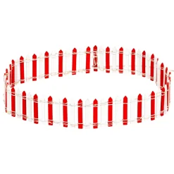 Barriera luminosa in legno (H9 cm) per villaggio