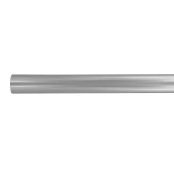 Bastone per tenda in ferro battuto (L250 cm - Ø28 mm) Argento opaco
