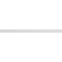 Bastone per tenda in ferro battuto(L160 cm / D28 mm) Lino Bianco opaco