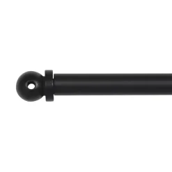 Bastone per tende leggere estensibile rotondo (L60 - 80 cm /D7 mm) Pietro Nero opaco