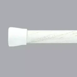 Bastone tenda autobloccante estensibile (L135 - L250 cm / Ø22 mm) Rotondo Bianco