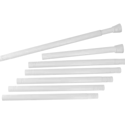 Bastone per tenda da doccia autobloccante (da 105 a 250 cm) Bianco