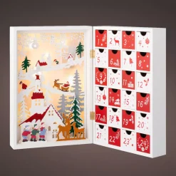Calendario dell'Avvento luminoso Paesaggio Natalizio Incantato