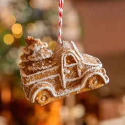 Camioncino di Natale da appendere (H7 cm) Pan di zenzero goloso
