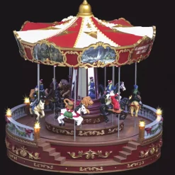 Carosello luminoso, animato e musicale Giostra da luna park