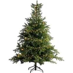 Catena luminosa 7.50 m 350 LED cavo verde Luxe Bianco caldo