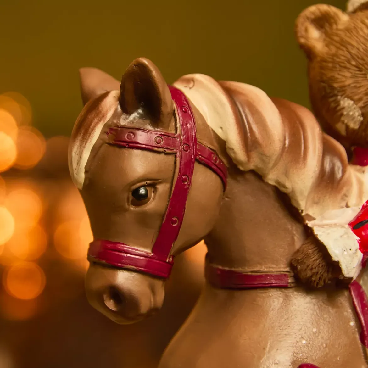 Cavallo a Dondolo (H20 cm) Piccolo orso natalizio