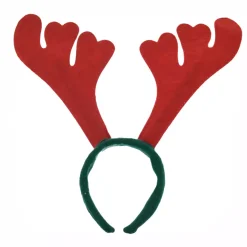 Cerchietto Renna Rosso rosso e verde