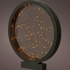 Cercle Eliza a pile con luci Bianco caldo 80 LED