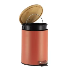 Cestino a pedale con chiusura rallentata Timeless Terracotta