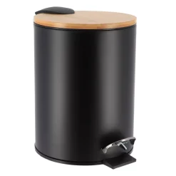 Cestino a pedale con chiusura rallentata Timeless Nero