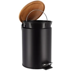 Cestino a pedale con chiusura rallentata Timeless Nero