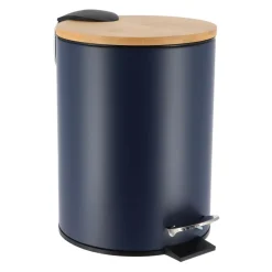 Cestino a pedale con chiusura rallentata Timeless Blu