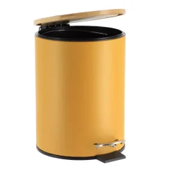 Cestino a pedale con chiusura rallentata Timeless Giallo senape