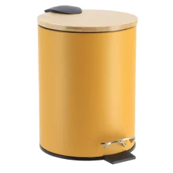 Cestino a pedale con chiusura rallentata Timeless Giallo senape