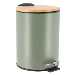 Cestino a pedale con chiusura rallentata Timeless Cachi