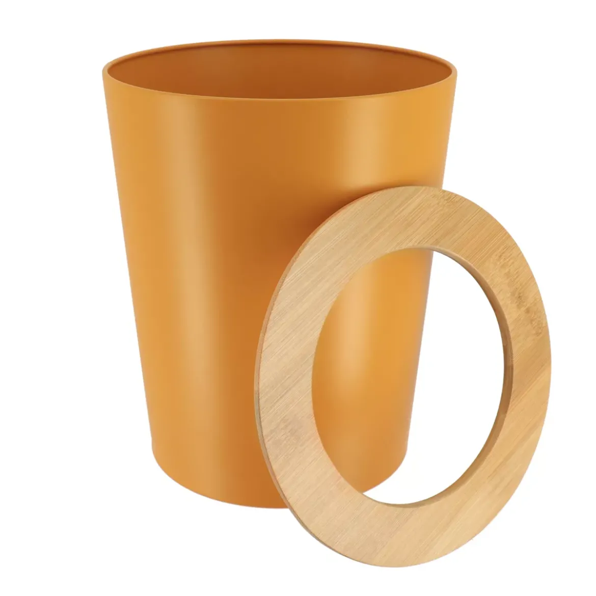Cestino da bagno 5L Purebamboo Giallo senape