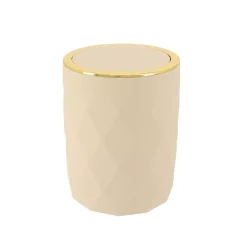 Cestino da bagno 6L Rubby Beige