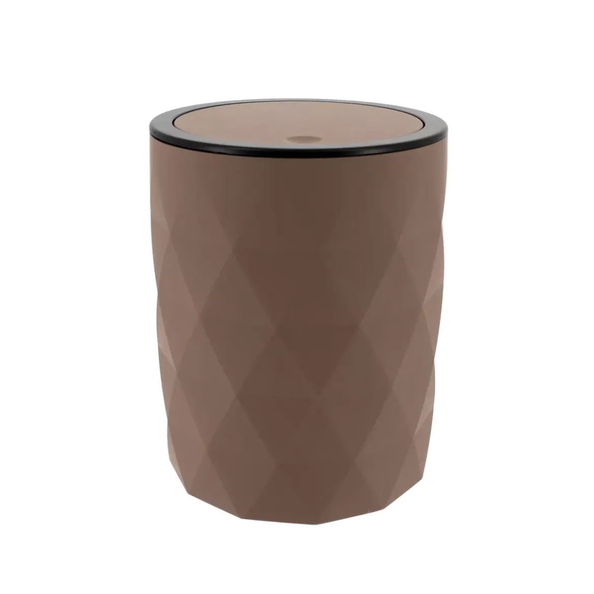 Cestino da bango 6L Rubby Marrone