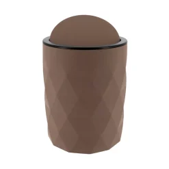 Cestino da bango 6L Rubby Marrone