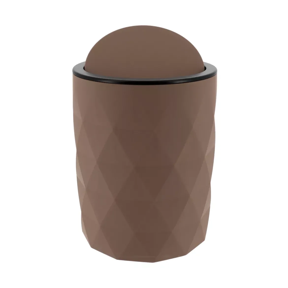 Cestino da bango 6L Rubby Marrone