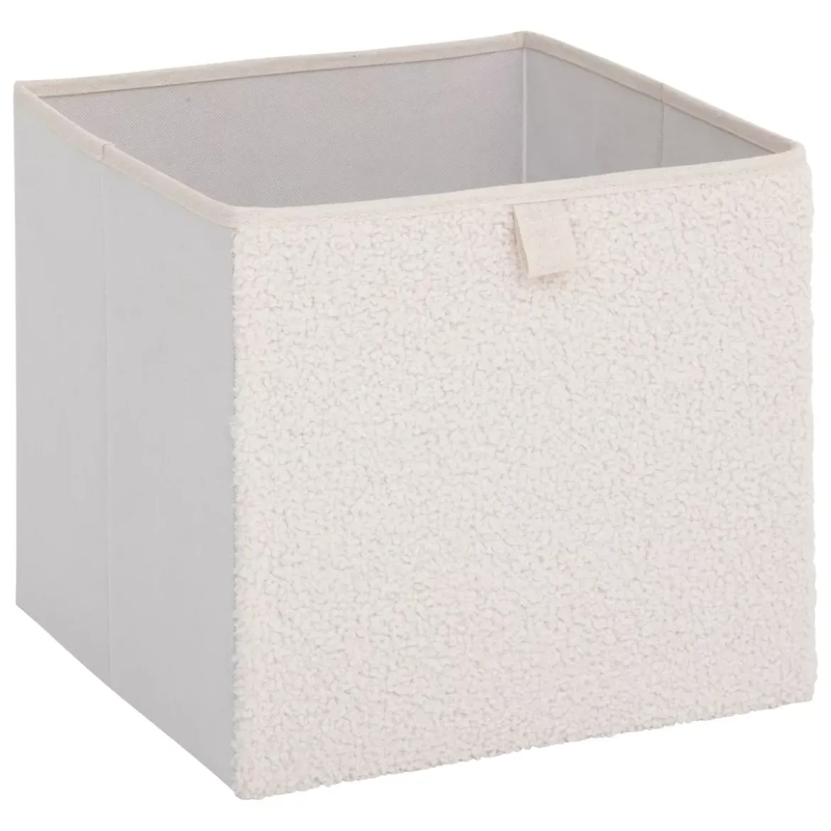 Cesto di stoccaggio (31 x 31 cm) Bouclette Bianco