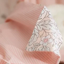 Completo lenzuola per bambini con 1 federa in cotone (140 x 200 cm) Pimprenelle Rosa
