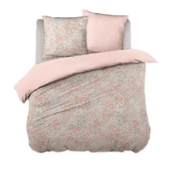 Completo lenzuola per bambini con 2 federe in cotone (240 x 220 cm) Pimprenelle Rosa